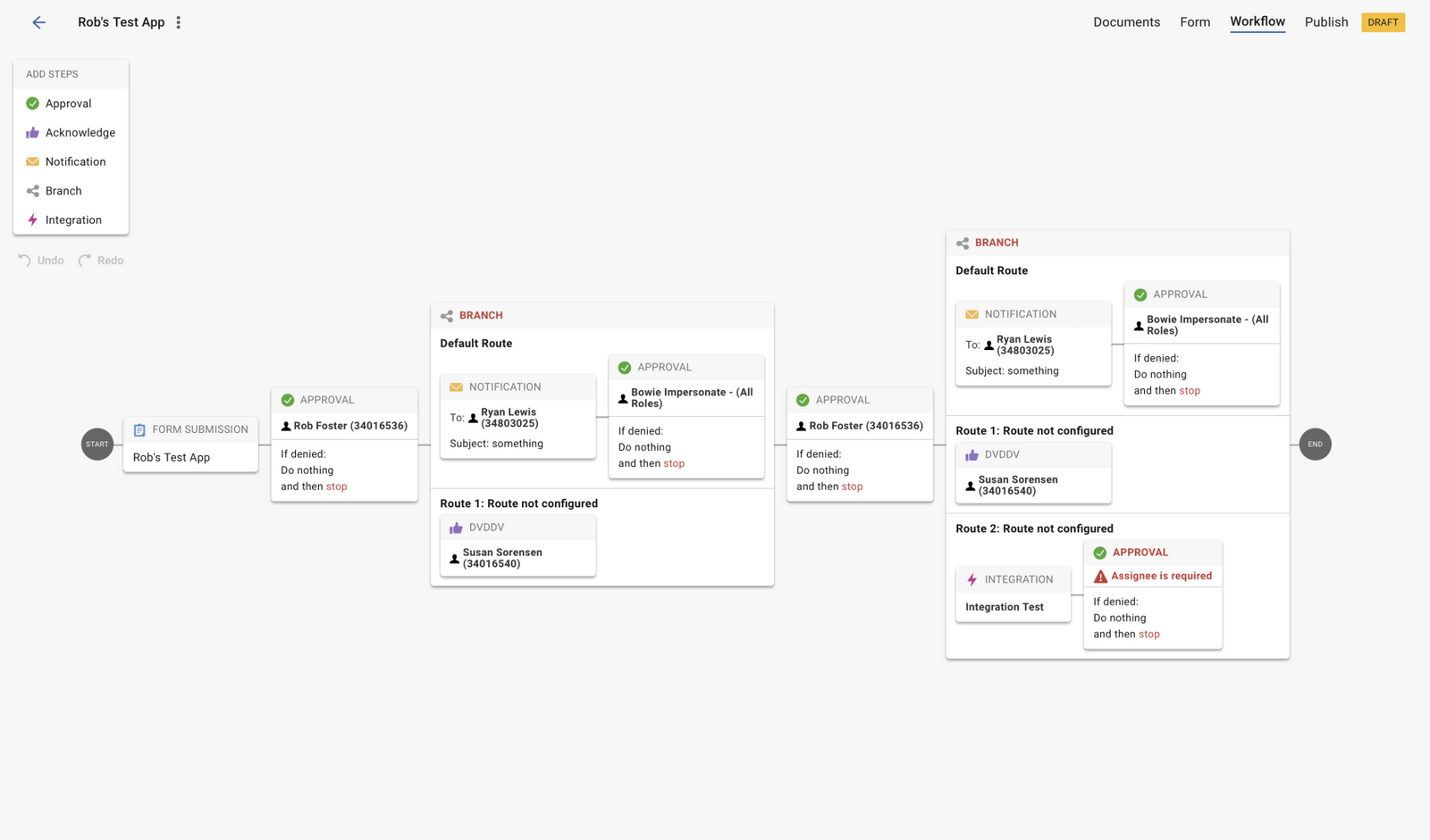 screenshot of Kuali Build